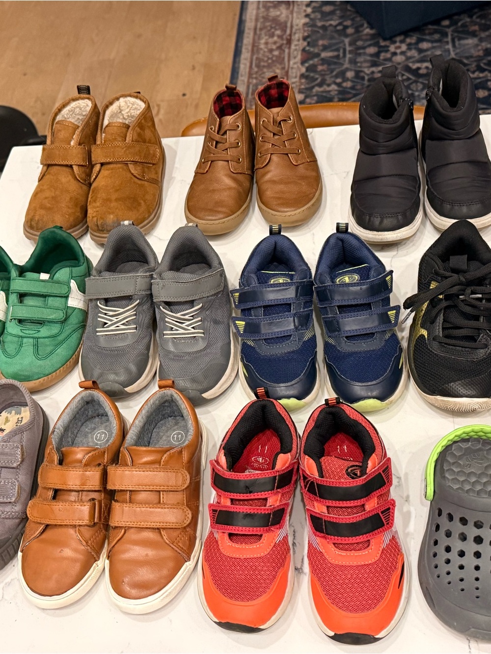 Lot of 11 shoes kids size 11
